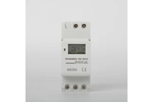DIN Rail Programmable Digital Time Switch 220V LCD Display Weekly Timer Relay Auto On OFF Control CE Certified