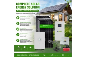 Hot Sale 8kW 10kW 12kW Green Energy Solar Backup System with MPPT Charge Controller and Complete Solar Panel Kit