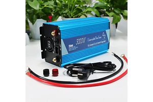 UPS Power Inverter with Charger 3000W DC 12V 24V to AC 220V 230V 240V Converter Pure Sine Wave Transformer off Grid for Home Use