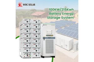 137.5KVA 215kwh ESS AC220V-380V 100KW Hybrid Inverter Off Grid Phosphate Lifepo4 For Solar Power System Lifepo4 Battery Storage