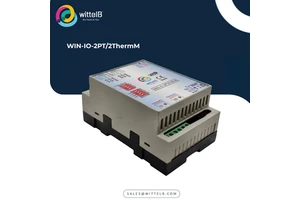 IO Module with 2 PT100/PT1000 & 2 Thermocouple J/K Inputs, MQTT over WiFi Wireless Data Logger