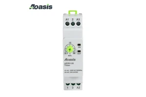 Aoasis (0.1-30s) AERV-30 ERV-30 Multifunction Modular Time Relay Timer Delay Relay 220V 24V AC / DC 16A Price