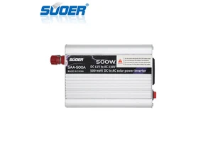 Suoer 12V DC 240V AC 500W Inverter 500watt Modified Sine Waveform Output Inverter for Home Use
