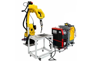 6 Axis Robotic Arm PLC Motor 6kg Payload 2078mm Reach 0.07mm Accuracy High Speed Servo-Electric Drive IP54 Protection