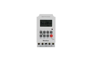 Manhua MT316S-G 6-30VDC 10A Digital Programmable Timer Switch Automatically on OFF