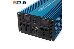 2023 500w 1kw 2kw 3kw 5kw 6kw Inversor Power Inverter 24v 110v 12v to 220v Inventors Off Grid Solar Pure Sine Wave Inverter