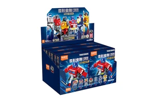Blokees Transformers Figures Shining Edition02 Original Genuine Chinese Version Assemble Models Building Block Man Toy Blind Box