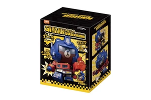 Blokees Transformer & Brown Bear Optimus Prime Figure Mokoo Series Original Genuine Assemble Building Block Toy