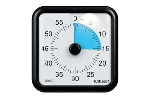 Yunbaoit 60 Minute Visual Timer Kitchen Classroom Desk Magnetic Clock Kids Pomodoro Study Timer Clock Visual Countdown Timers