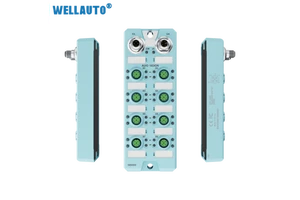 WELLAUTO AUIO 8DOPH IO-LINK Digital Slave 16 DI/DO NPN With 8*M12 Class A