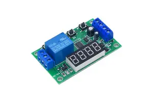 YYC-2S LED Display Adjustable Programmable delay time relay module 5V12V24V fixed time decoupling pulse cycle power off trigger