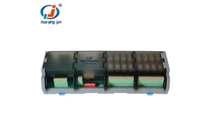 Huaqingjun 16DI 16DO RS485 Ethernet Relay Module Modbus RTU & TCP SPDT G2R-1 10A IO RJ45 Relays Modules for Farm Automation