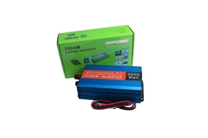 Chinese Supplier High-Efficient 2000W Single-Phase Power Inverter DC12V to AC220V Blue Inversor De Potencia