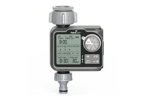 Garden Water Timer LCD Durable Plastic Delay Feature Outdoor Irrigation Controller