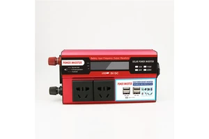 Car Power Inverter 500W 1000W 2000W Dc 12v/24v to Ac 110V/220v 4USB Dc 12v Ac 220v Dc to Ac Converter