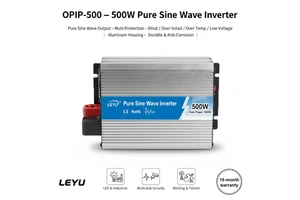 OPIP-500 500W Inverter 12V 24V To 110V 220V Pure Sine Wave Inverter Converter With USB Charging