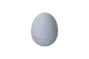 Rubber Finishing Egg Timer 60 Minute Count Down Mechanical Timer Rotating Kitchen Timer