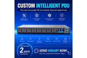 Smart PDU YESEEDER YS22245 220V 10A 4-Port Outlet Timer Control Logs Alarm MQTT Modbus DHCP OEM Customizable IR Expansion