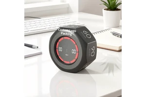 1 3 5 15 30 60 90 Minutes Pomodoro Timers Digital Kids Desk Learning Cube Visual Flip Gravity Sensor Countdown Kitchen Timer