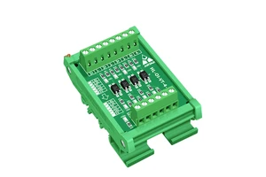 1.8V 3.3V 5V 12V 24V 4 Channel Optocoupler Isolation Board Level Voltage Conversion Board PLC Signal IO Module