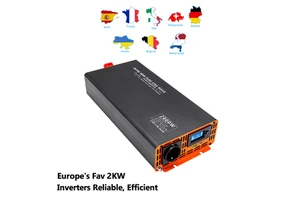 DATOUBOSS 12V 24V 48V Dc to Ac 110V 220V 230V 240V 3000w Off Grid Pure Sine Wave Inverter Power Inverter 1000w 1500w 2000w 3000W