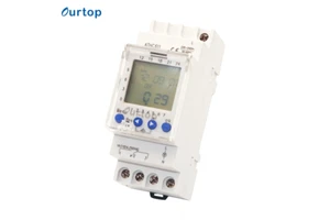 High Quality Durable Ourtop Programmable Digital Power Electronic Timer Switch LCD Display 220V 16Amp Din Rail