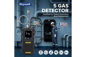Portable H2S CO O2 LEL Gas Detector With Infrared IR Sensor Intrinsically Safe For Marine Ship Sewer Detection