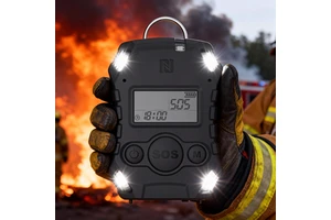 ZHENGZE PAU-10 Factory Price ATEX Certified Personal Safety Alarm Firefighters 1.54" LCD Display Countdown Timer IP68 Rated