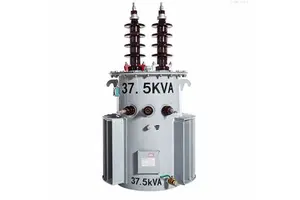 Factory Price Hongwei 100kVA 125kVA 160kVA 200kVA Single Phase Oil Immersed Copper/Aluminum Winding IEC Certified Transformer