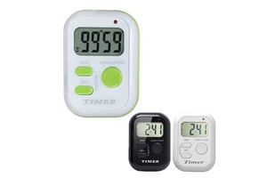 Kitchen Mini Time Stand Vibrate Repeat Cycle Countdown Digital Timer with Flashing Light