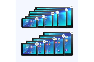 10 12 15.6 27 32 Inch Aluminium Alloy IP65 Industrial AIO PC 24V DC RK3568 2g+32g / Core I5 I7 I9 HMI Capacitive Touch Panel PC
