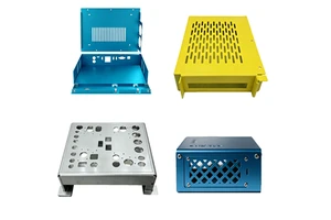 CNC Machined Aluminum Enclosure Metal Sheet Processing Box Power Inverter Housing