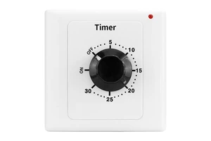 CXZTCL CX-86-2 15min/30min/60min/120min Mechanical Electric Countdown Timer 220V 15A 50-60Hz Screw-in Wall Mount