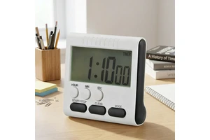 Mini Digital Countdown Kitchen Timer 24-Hours Plastic Magnetic Electronic Timer with Alarm Clock Sleep Stopwatch OEM Factory