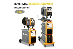 Hugong INVERMIG 350WEIII 500WEIII Industrial IGBT Inverter LIFT TIG Manual Aluminum 3 in 1 Welding MMA MlG TIG Welding Machine