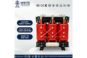 Weite Power Engineering SCB13 Three-Phase Dry-Type Transformer 250KVA 10KV/400V 50/60Hz Epoxy Resin Cast Aluminum Winding