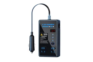All in 1 12V 24V 200W DC to AC Mobile Car Power Adapter Automotive Inverters Auto Parts for Sale