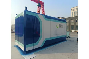 Qingdao PLC Controlled Pump Sewage Treatment Equipment 3-30m3/d Carbon Steel Auto Control Wastewater Treatment Module