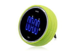 J&R 2022 USB Rechargeable Cooking Timer Led Round Touchable Screen Pomodoro Technique Multifunctional Kitchen Timer with Light
