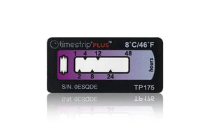 Timestrip Plus Time Temperature Indicator Label 8C 48H Color Changing Temperature Sticker For Food Fruit Storage