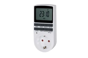 High Quality European 220V Household Digital Timer Switch Plug Daily Weekly Programmable Time Switches
