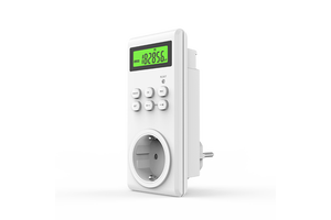 24 Hour Countdown Timer Switch With Digital LCD Display And Green Backlight