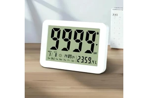 YIZHI Digital Countdown Days Timer Clock 9999-Days Count Down Days Timer with Stand Strong Magnetic Back for Kitchen Cooking