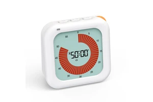 GNLing ZZ-8207 Visual Digital LCD Countdown Timer Display-60-Minute Battery-Powered ABS Timer for Home School Office Kitchen