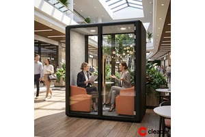 Quantum Esports Modular Music Recording Booth Modern Acoustic Privacy Pod for Soundproof Consultation Cabin in Office Building