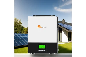 Sunboost 3KW Hybrid Solar Inverter 1.5KW 230VAC On/Off Grid 3000W with Built-In MPPT 12V 24V Pure Sine Wave for Solar System