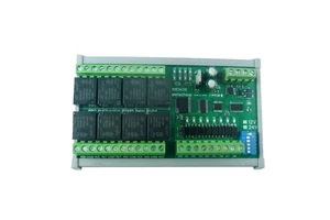 10IOA08 8DI 8DO DC 12V 24V Multifunction RS485 IO Board 8 Optically Isolated NPN Input & 8 Relay Output Modbus RTU Module