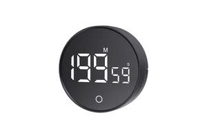 Rotating Countdown Kitchen Timer New Visual Electronic Student Question Reminder Magnetic Plastic Timer for Cooking
