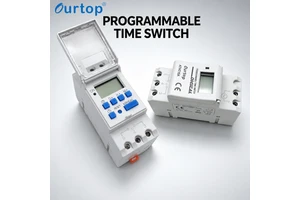 220VAC 24-240V Din Rail Day Week Programmable Digital Time Switch Relay Timer