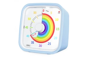 Yunbaoit OEM Visual Timer Clock Pomodoro Kitchen Timer 60-Minute Silent Countdown Portable Study Visual Timer for Kids Adults